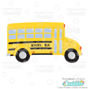 School Bus SVG Cutting File & Clipart