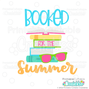 Booked for the Summer SVG File