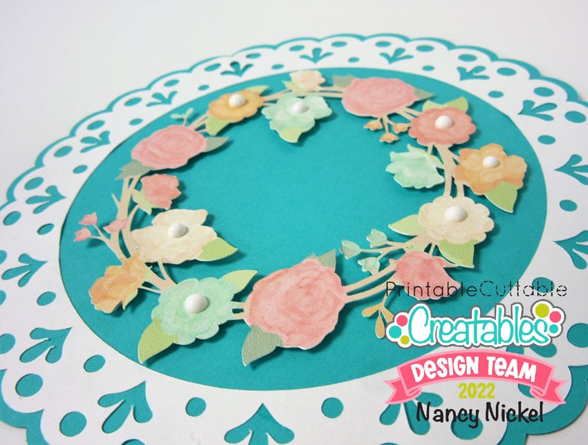 Floral Doily Card 1 Floral Doily Card
