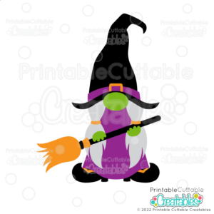 Witch Gnome SVG Cut File