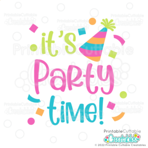 Party Time Free SVG Cut File