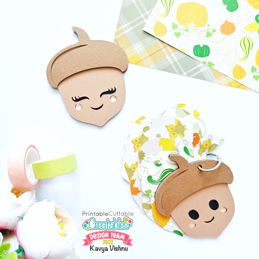 Cute Acorn Ring Album Assembly Video 1 Cute Acorn Ring Album