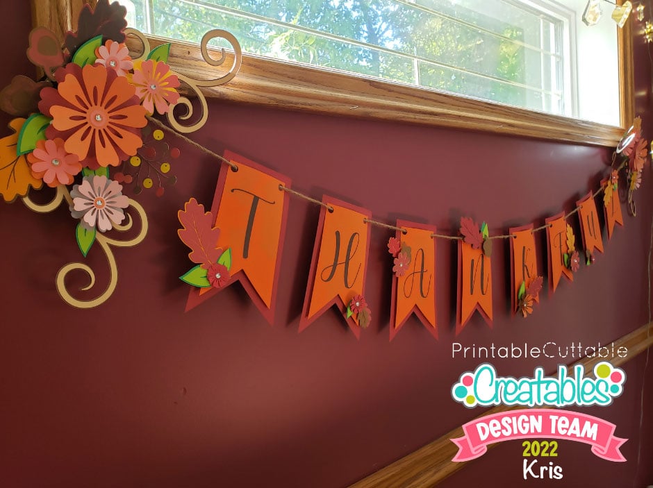 DIY Thankful Fall Paper Banner