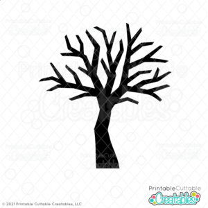 Spooky Tree Free SVG Cut File