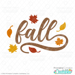 Free Fall SVG Cut File