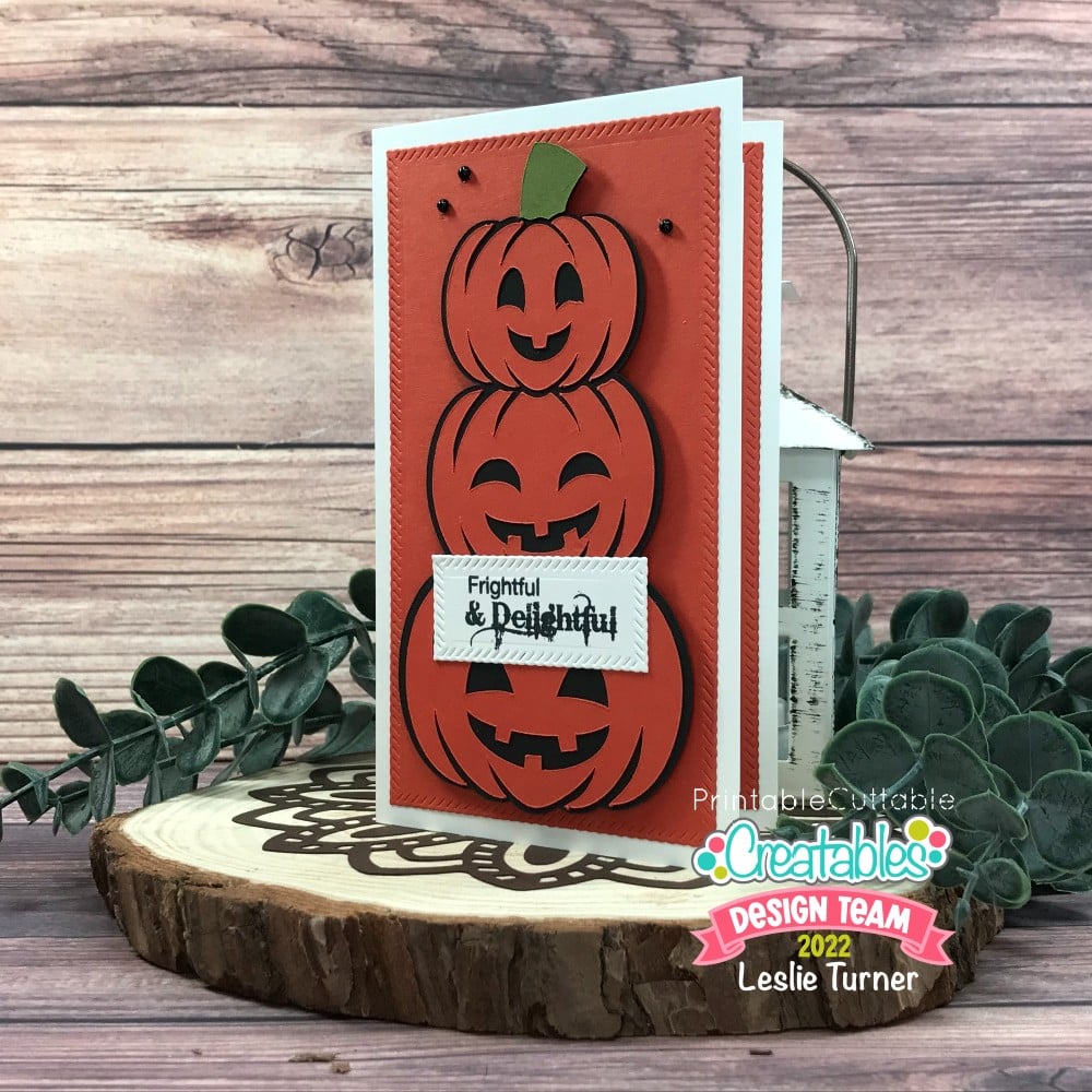 Frightful and Delightful Halloween Slimline Card 1 Frightful and Delightful Halloween Slimline Card