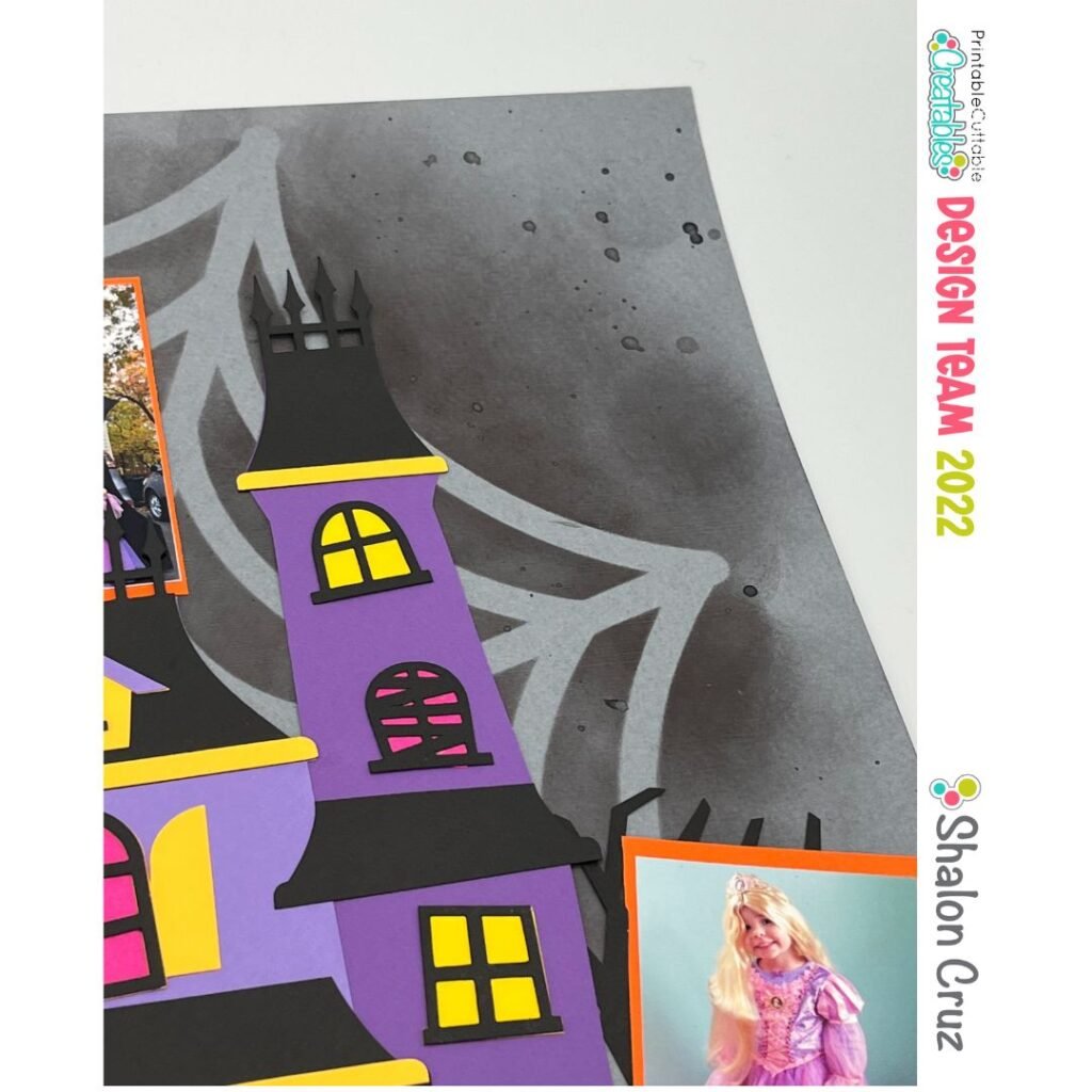 Haunted Mansion Scrapbook Layout 3 Haunted Mansion Halloween Scrapbook Idea