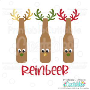 Reinbeer Christmas SVG Cut File