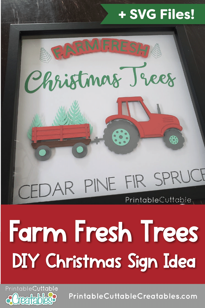 Farm Fresh Tree Christmas Sign