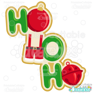 Santa Ho Ho Ho SVG Cut File & Clipart