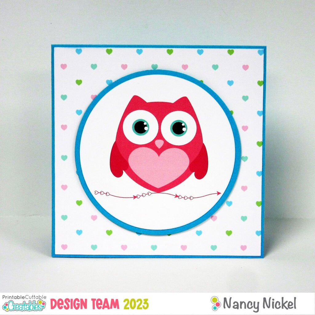 Owl Valentine Card Cricut Tutorial 1 Owl Valentine Card Cricut Tutorial