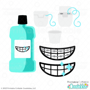 Mouthwash SVG Cut File