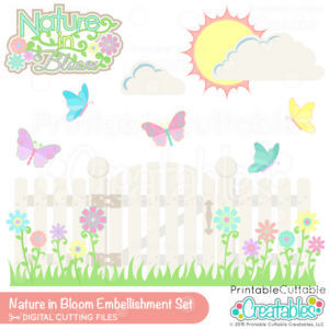 Nature in Bloom Embellishment Set