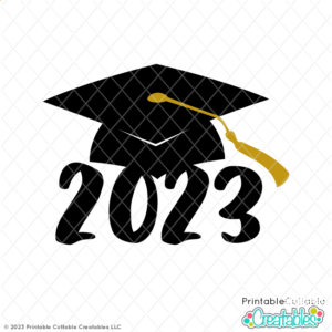 Graduation Cap 2023 Free SVG Cut File