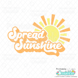 Spread Sunshine Retro SVG File