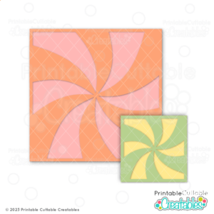 Retro Swirl Background Free SVG File