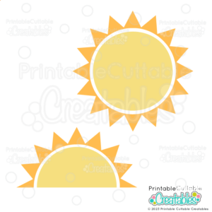 Shining Sun Free SVG Cut Files