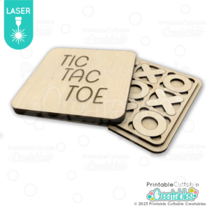 TicTacToe Game Free Laser Cut File