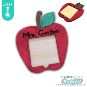 Apple Sticky Note Holder Cut File
