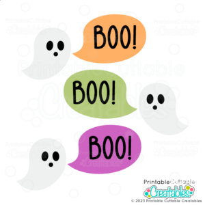 Lil Boo Ghosts SVG Cut Files