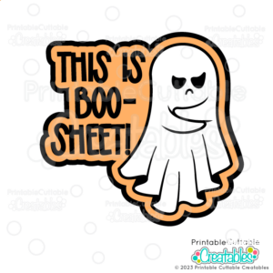 Boo-Sheet Ghost SVG Cut File