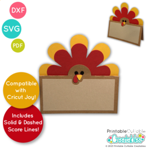 Thanksgiving Place Card SVG File