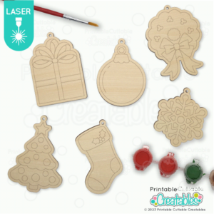 Christmas Paint Kit Laser Cut File