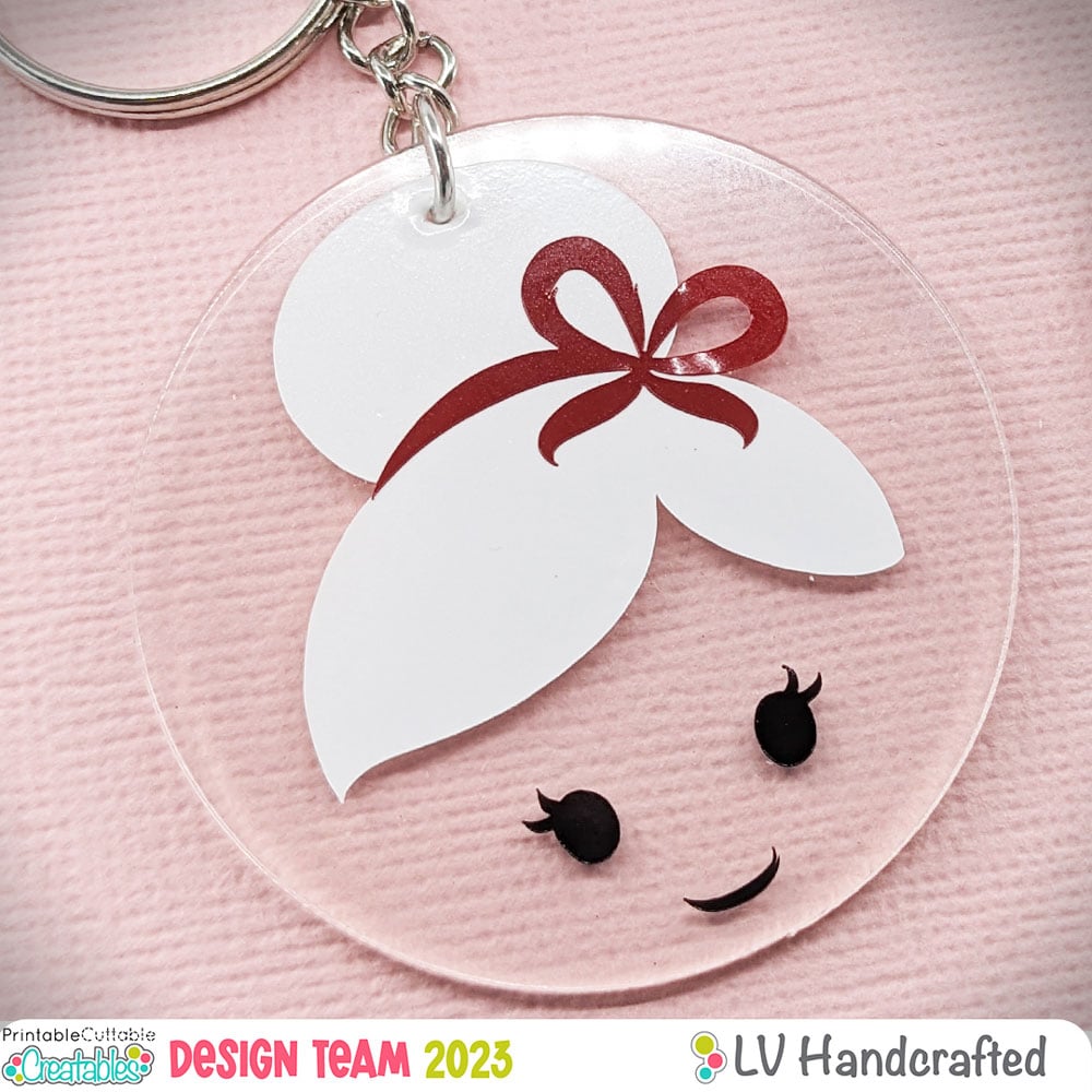 Santa and Mrs. Claus Christmas Keychains
