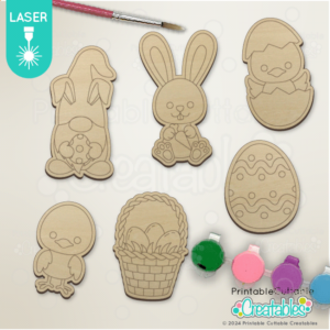 Easter Paint Kit Laser Cut Files
