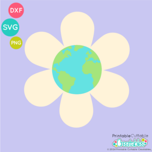 Flower Earth Day SVG Files
