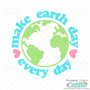 Rainbow Earth SVG Cut File