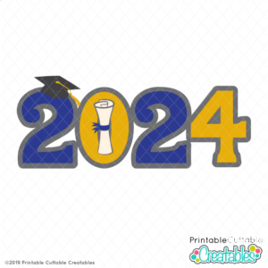 2024 Graduation Title Free SVG File
