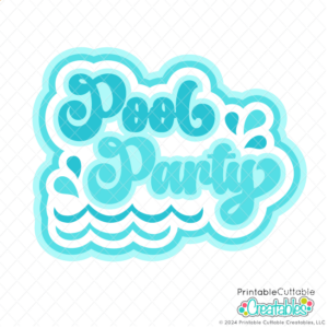 Pool Party Free SVG File
