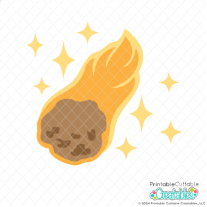 Comet SVG Cut File
