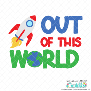 Out of this World SVG Title
