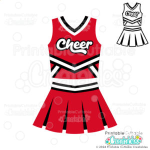 Bring on the cheer vibes with this fun Cheer Uniform SVG Cut File! Whether you're crafting t-shirts for game day, creating a cute scrapbook layout, or making some spirited stickers, this design has you covered. With two easy layering options, it's perfect for customizing your projects and adding that extra pep!
