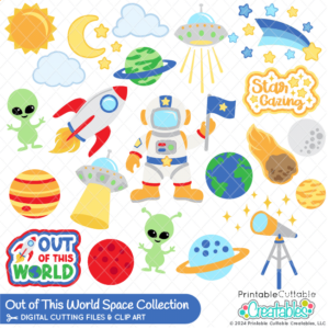 Out of This World Space SVG Collection