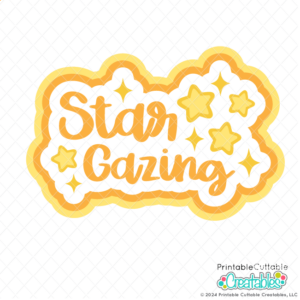 Star Gazing SVG Title