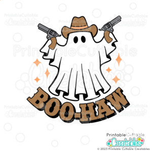 Boo-Yaw Cowboy Ghost SVG File