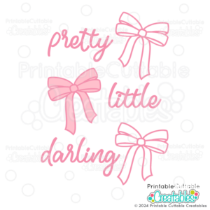 Pretty Little Darling Coquette SVG File