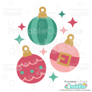 Christmas Ornaments SVG Free Cut Files