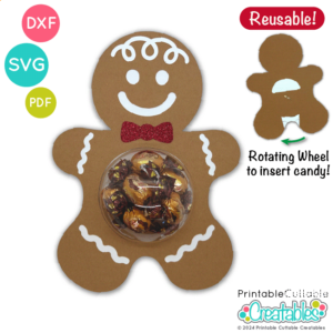 Gingerbread Dome Candy Holder Ornament