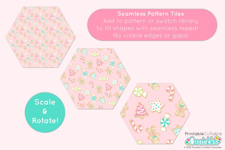 Christmas Cookies Seamless Patterns Paper Pack