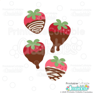 Chocolate Covered Strawberries SVG Files