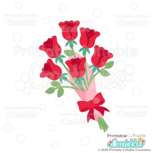 Rose Bouquet SVG Files