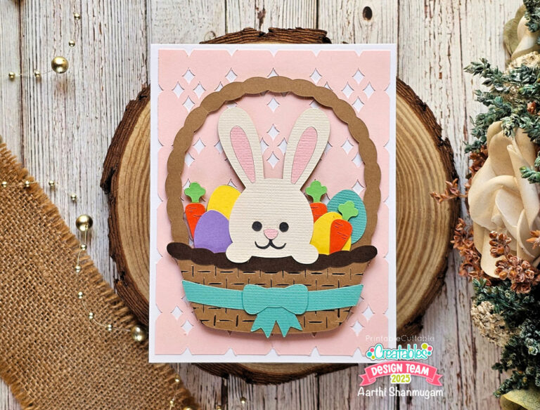 Quick and Easy Easter Basket Card Idea for Cricut