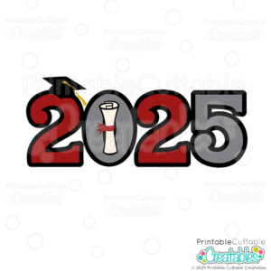 Graduation 2025 Free SVG Cut File
