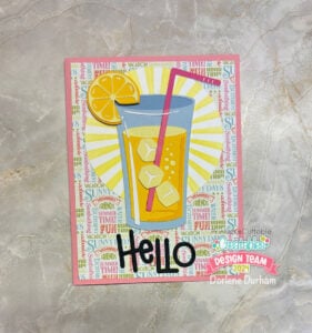DIY Lemonade Card Idea for Cricut and Silhouette cutting machines