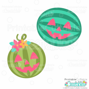 Watermelon Jack O Lantern SVG Files
