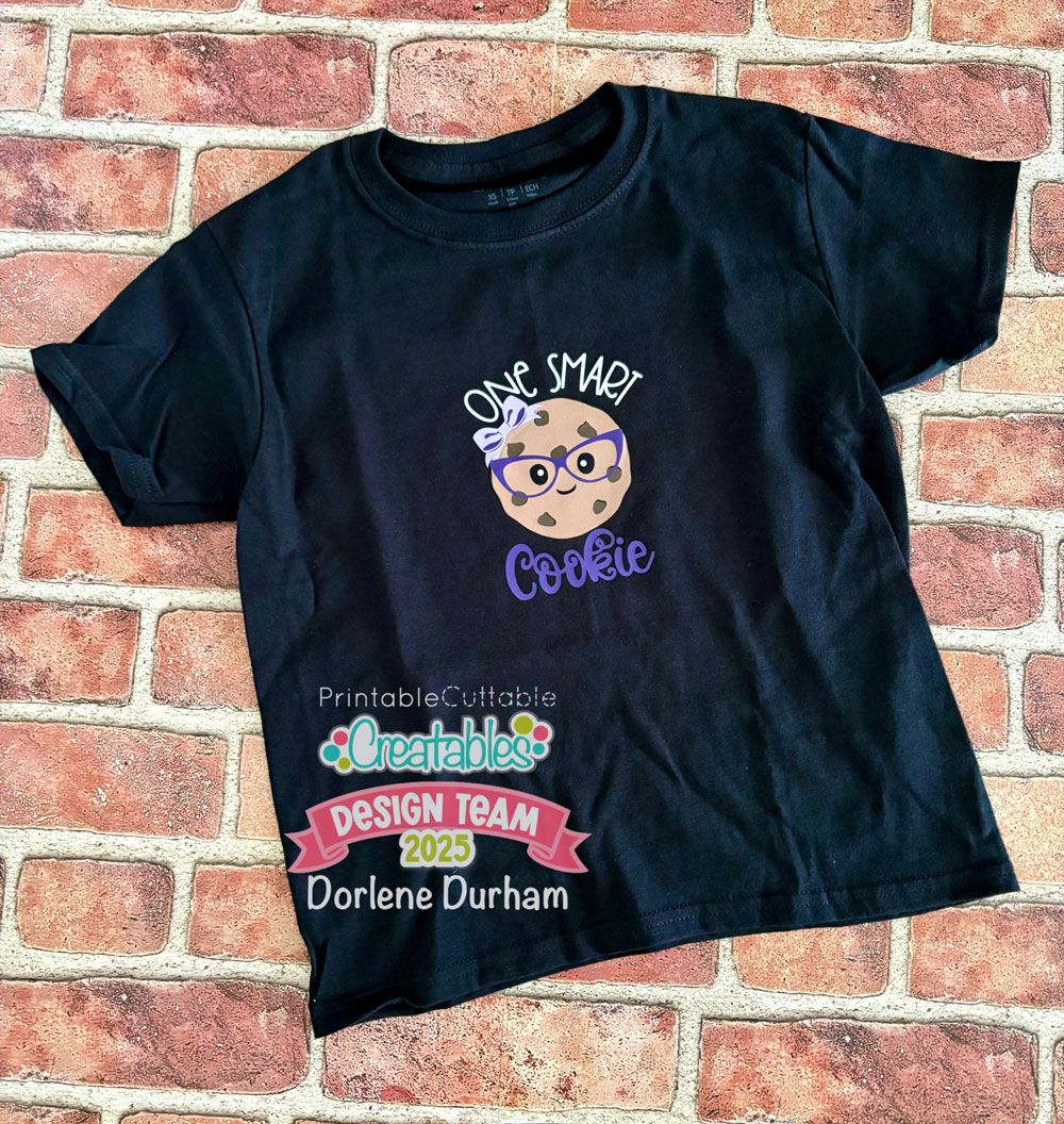 01-DIY-Smart-Cookie-T-Shirt